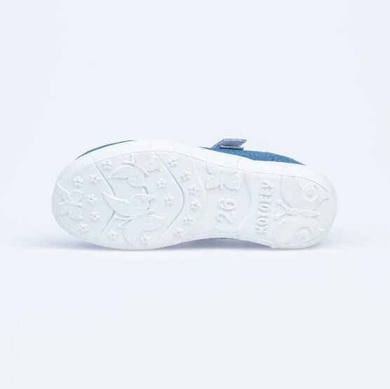 431147-12 Текстильная обувь для девочки светло-синий фото №3