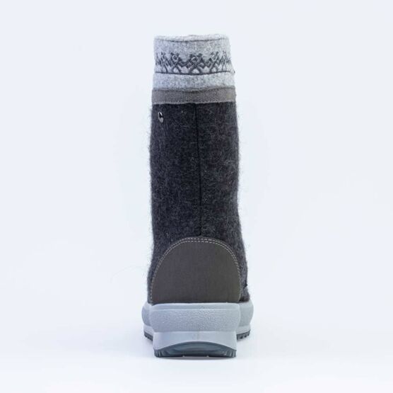 867080-43 Женские валенки на молнии для девочки темно-серый фото №5