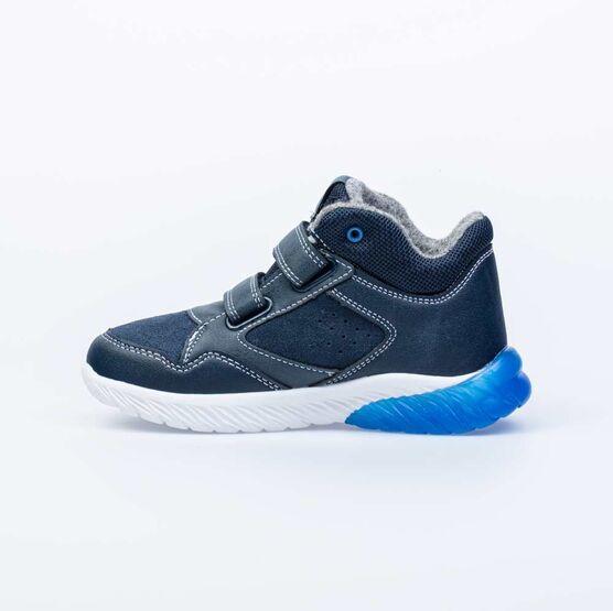 354046-32 Ботинки с LED-подсветкой для мальчики светло-синий фото №3