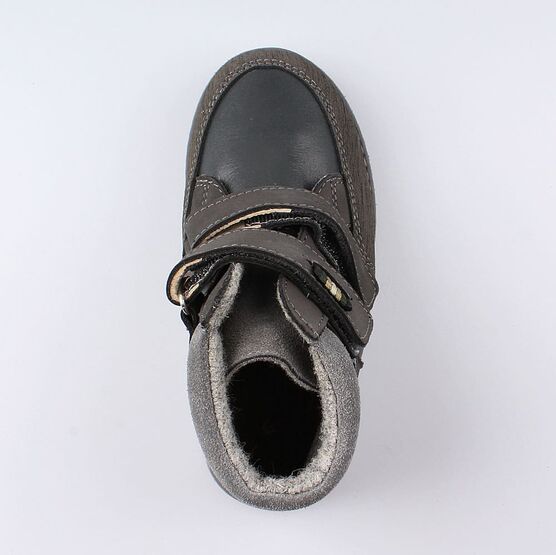 452076-32 Ботинки для мальчики серый фото №4