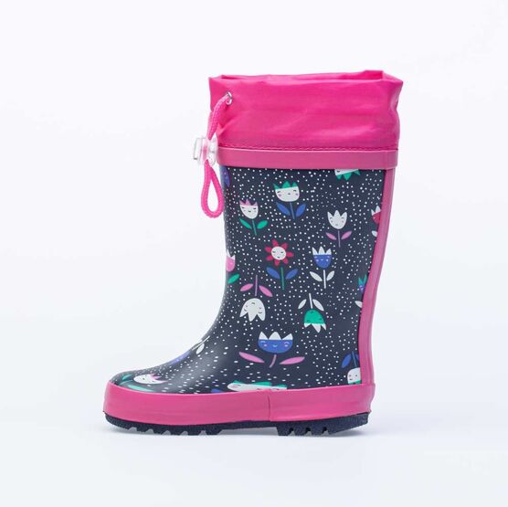 366215-11 Резиновые сапоги для девочки светло-синий фото №3
