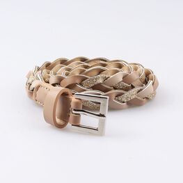 03804021-20 Ремень для девочек Бежевый для девочки бежевый