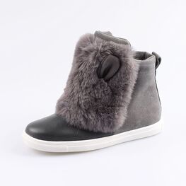 662142-34 Сапожки для девочки серый