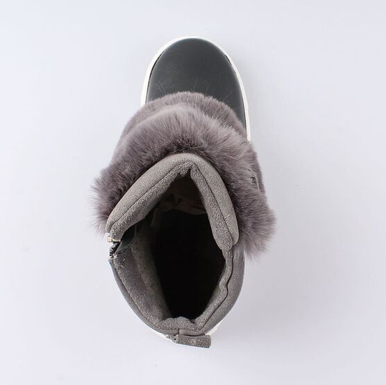 662142-34 Сапожки для девочки серый фото №4