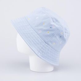 07810024-40 Хлопковая панама для девочки Ромашки для девочки голубой фото №3