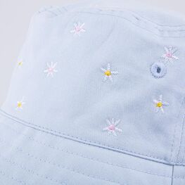 07810024-40 Хлопковая панама для девочки Ромашки для девочки голубой фото №4