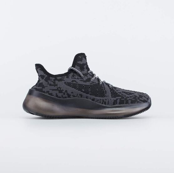 741081-14 Текстильные кроссовки подростковые для мальчики черный фото №2