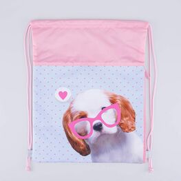 02808222-40 Мешок для обуви КК для девочки розовый