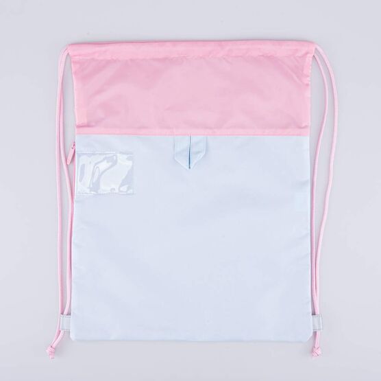 02808222-40 Мешок для обуви КК для девочки розовый фото №2