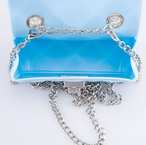 02802312-40 Мини сумка детская Жемчуг голубой для девочки голубой фото №4