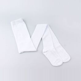 07832384-40 Колготки хлопоковые белый для девочки белый