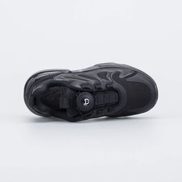 744221-71 Кроссовки с SoftShell и системой быстрой шнуровки для девочки черный фото №4