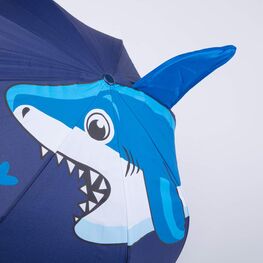 03707161-00 Зонт детский Акула синий для мальчики синий фото №4