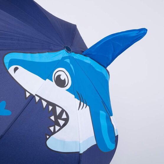 03707161-00 Зонт детский Акула синий для мальчики синий фото №4
