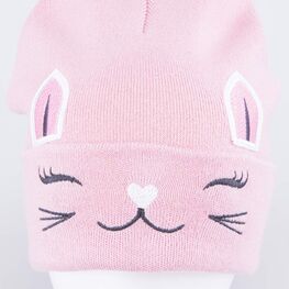 07811943-40 Шапка детская розовый для девочки розовый фото №3
