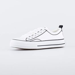 731140-12 Кеды из хлопка для универсальные белый