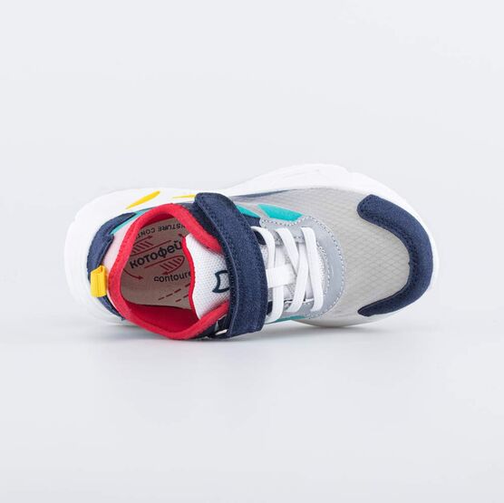 644387-11 Прозрачные кроссовки для мальчика для мальчики син-кра фото №4