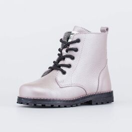 352326-32 Ботинки утепленные на весну/осень для девочки сиреневый