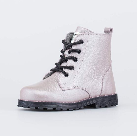 352326-32 Ботинки утепленные на весну/осень для девочки сиреневый