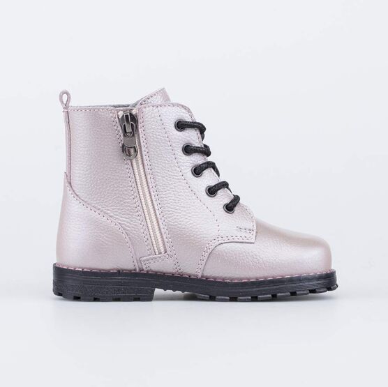 352326-32 Ботинки утепленные на весну/осень для девочки сиреневый фото №2