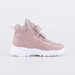 152316-37 Демисезонные ботинки на липучках STYLE розовые для девочки розовый фото №2