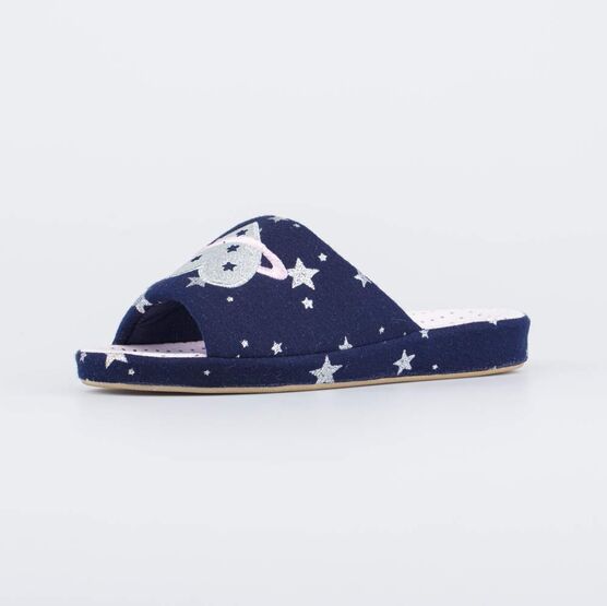 731137-12 Домашние тапочки для девочки для девочки син-роз