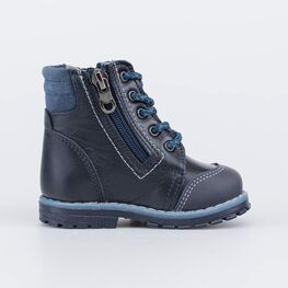 052150-34 Утепленные ботинки Первые шаги для мальчики синий фото №2