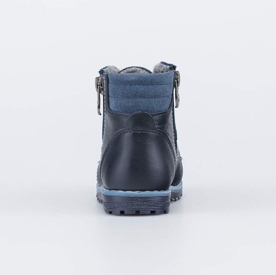 052150-34 Утепленные ботинки Первые шаги для мальчики синий фото №5