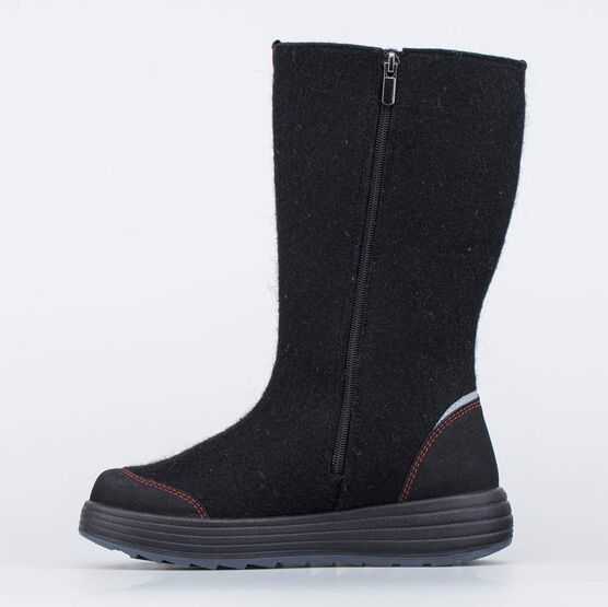 867114-41 Валенки с вышивкой для девочки черный фото №2