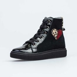 552233-31 Ботинки для девочки черный