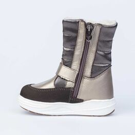 364052-42 Сапожки зимние для девочки для девочки бронзовый фото №2