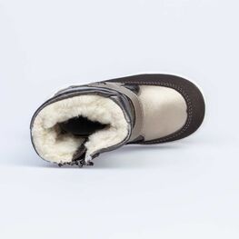 364052-42 Сапожки зимние для девочки для девочки бронзовый фото №4