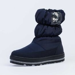 664063-42 Сапожки для девочки светло-синий