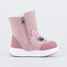 367127-46 Валенки на молнии Котенок для девочки розовый фото №2