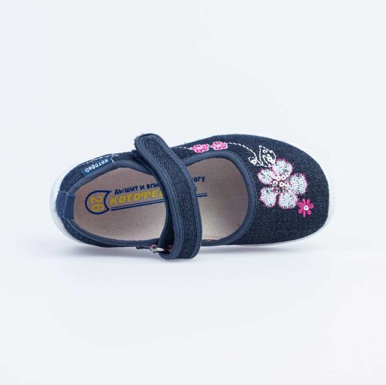 431151-11 Текстильная обувь для девочки светло-синий фото №4