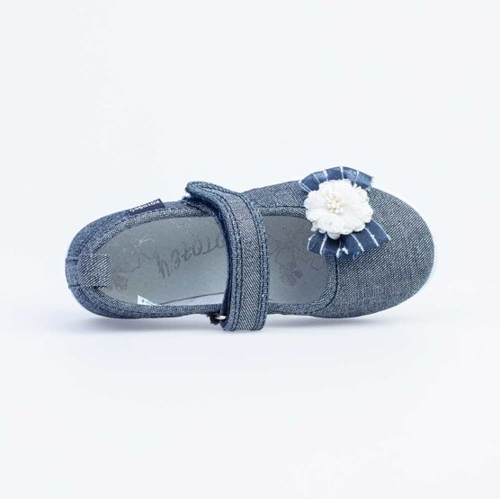 531116-72 Текстильная обувь для девочки светло-синий фото №4