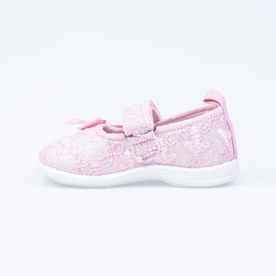 131124-12 Текстильная обувь для девочки розовый фото №2
