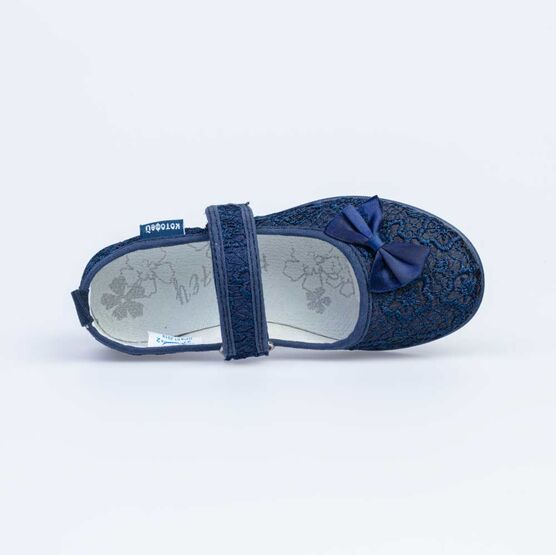 531017-73 Текстильная обувь для девочки светло-синий фото №4