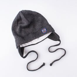 07711092-40 Шапка на весну, 50% хлопок, серая для мальчики серый