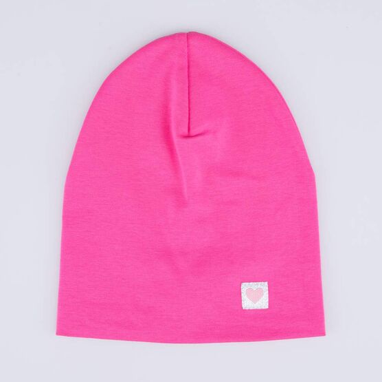 07811658-40 Хлопковая шапка-бини Малиновый для девочки малиновый фото №4