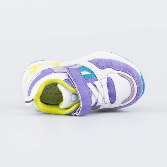 344284-74 Сиреневые кроссовки Контраст для девочки сиреневый фото №4