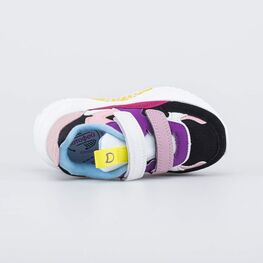 344406-73 Детские кроссовки на липучках для девочки разноцветный фото №4