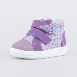 052159-22 Ботинки для первых шагов Мороженка для девочки фиолетовый