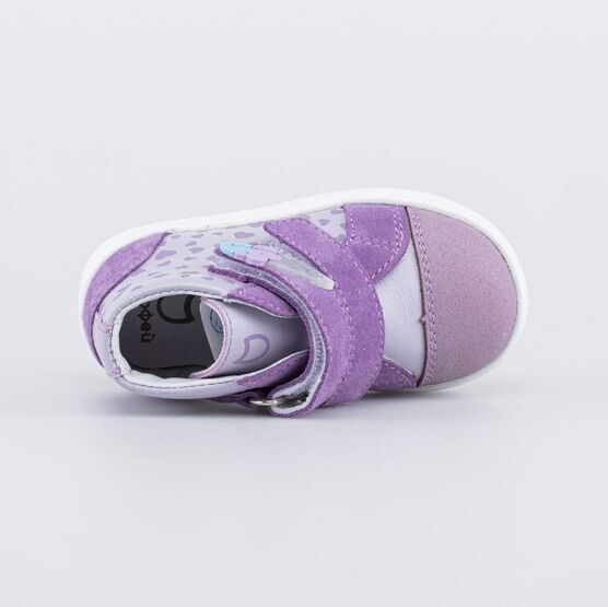 052159-22 Ботинки для первых шагов Мороженка для девочки фиолетовый фото №4