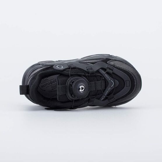 644406-72 Черные кроссовки с эффектом плоской подошвы для мальчики черный фото №4