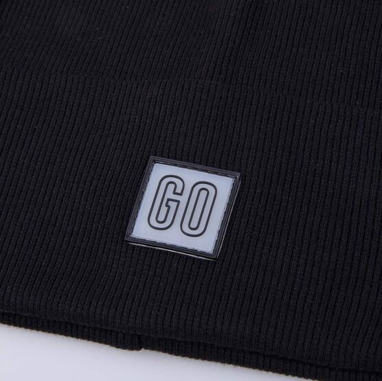 07711912-40 Шапка+снуд черный для мальчики черный фото №3