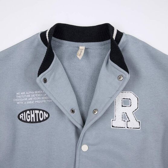 07708003-41 Блайзер для мальчика серый для мальчики серый фото №3