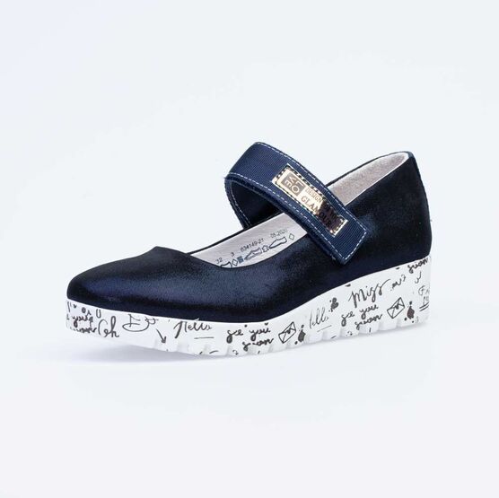 634149-21 Туфли для девочки синий