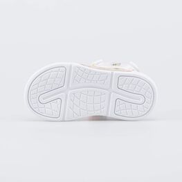 324082-11 Пляжные сандалии с LED Сердечки для девочки белый + розовый фото №3