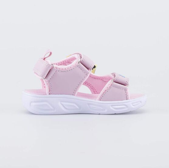 324083-11 Пляжные сандалии с LED Три кота для девочки розовый + сиреневый фото №2